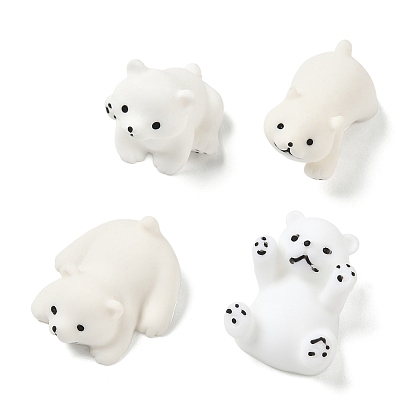 Кабошоны из смолы, медведь