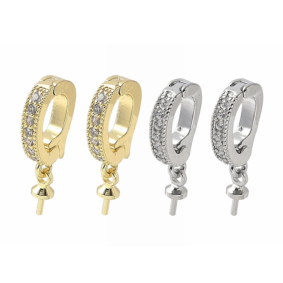 Латунные микропроволочные кубические циркониевые подвески, без свинца и без кадмия, долговечный, стойки покрытие