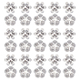 304 caps d'acier inoxydable, fleur, 5 -petal et 6 -petal
