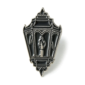 Alloy Brooches, Enamel Pins, for Backpack Cloth, Lantern