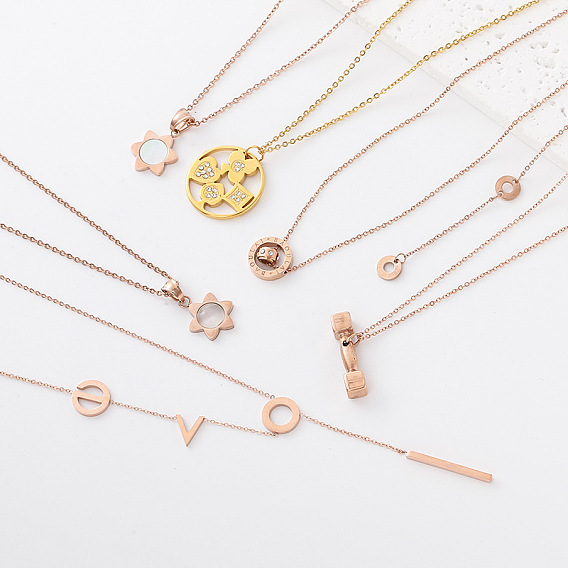 304 Stainless Steel Pendant Necklaces for Women