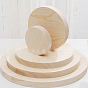 Flat Round Pine Wooden Boards for Painting