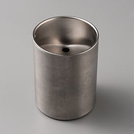 304 Stainless Steel Car Ashtray with Lid, Portable Ashtray for Car, Mini Car Trash Can