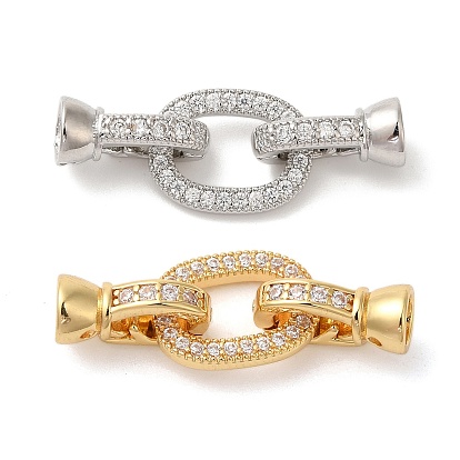 Латунное микропейв, прозрачный кубический цирконий, складные застежки, без кадмия, без никеля и без свинца, долговечный
