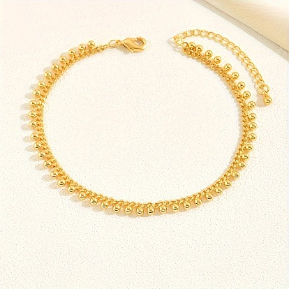 Браслеты на ногу из сплава Богемия с витой цепочкой и кисточкой для женщин