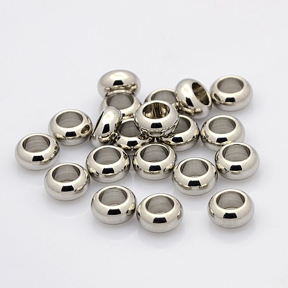 Rondelle 304 Stainless Steel Beads