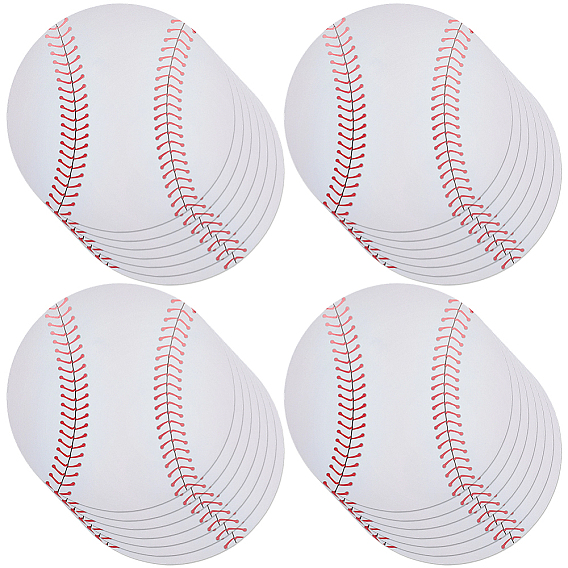 30шт. бумажные бейсбольные карточки для украшения вечеринки