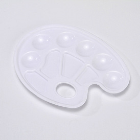 PP Plastic Palette, Painting Supplies, Oval