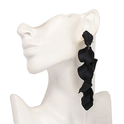 Stylish Petal Earrings for Women - Fashionable Ear Studs by JuJia