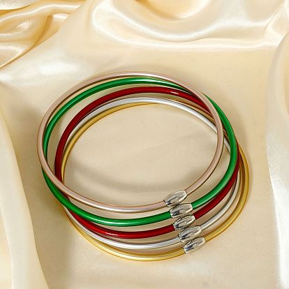 Простые силиконовые колье-чокеры в стиле хип-хоп-рок с магнитной застежкой