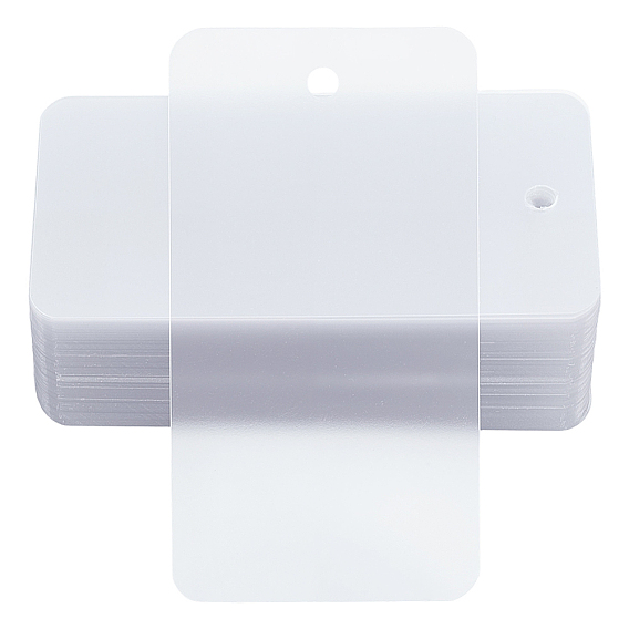 100 Листы ПВХ-пластика, ценники, прямоугольные