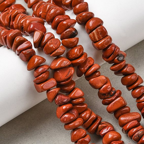 Натуральные красные яшмы бусы пряди, самородки