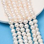 Natural Cultured Freshwater Pearl Beads Strands, Potato