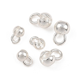 Brass Tube Bails, Round, Rack Plating, Long-Lasting Plated, Lead Free & Cadmium Free