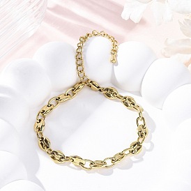 304 браслеты из нержавеющей стали с кофейными зернами для мужчин и женщин