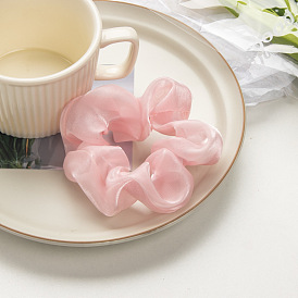 Блестящие атласные резинки для волос для женщин, держатели для косичек и аксессуары для хвостиков