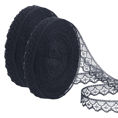 Полиэстеровая цветочная кружевная лента, Цветочная отделка для украшения свадебного платья, аксессуары для одежды, украшение подарка