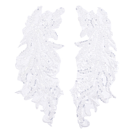 Кружевные аппликации с вышивкой из полиэстера, украшения аксессуары для cheongsam, платье