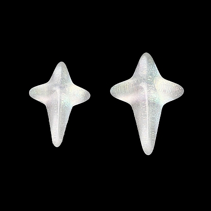 K 9 стеклянные кабошоны, с блеском порошок, звезда