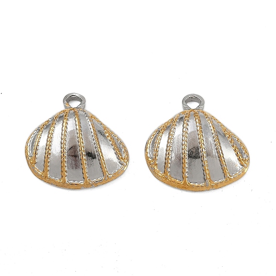 304 подвески из нержавеющей стали, ионное покрытие (ip), подвески в форме ракушек