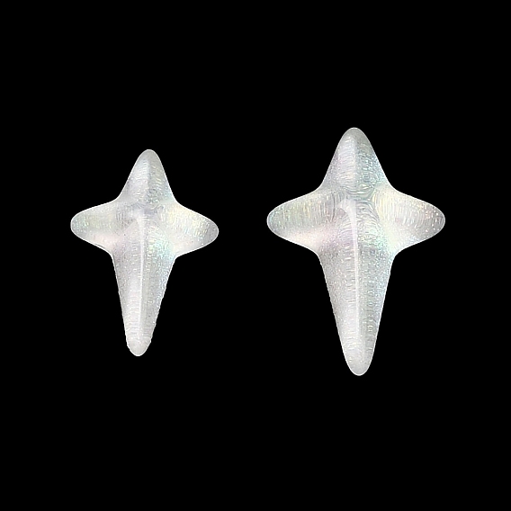 K 9 стеклянные кабошоны, с блеском порошок, звезда