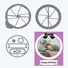 Углеродистая сталь разрезает трафареты, для diy scrapbooking, Фотоальбом, декоративное тиснение, бумажная карточка, матовый цвет платины