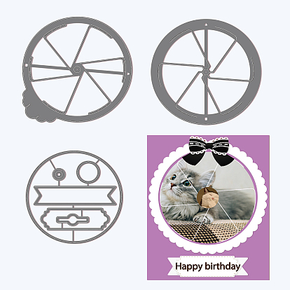 Углеродистая сталь разрезает трафареты, для diy scrapbooking, Фотоальбом, декоративное тиснение, бумажная карточка, матовый цвет платины