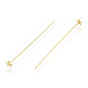 Brass Star Head Pins, Nickel Free