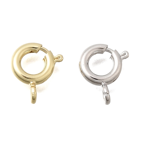 Латунная застежка пружинного кольца, без кадмия и без свинца, стойки покрытие, долговечный