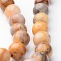 Round Natural Crazy Agate Bead Strands