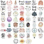 Religion Bible Theme Waterproof PVC Adhesive Stickers, for Suitcase, Skateboard, Refrigerator, Helmet, Mobile Phone Shell, Mixed Shapes, Word