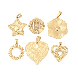 304 подвески из нержавеющей стали, реальный 18 k позолоченный