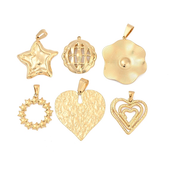 304 подвески из нержавеющей стали, реальный 18 k позолоченный