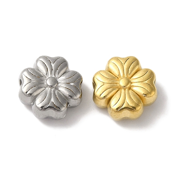 304 из нержавеющей стали бусы, цветок