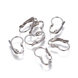 304 Stainless Steel Leverback Earrings Findings