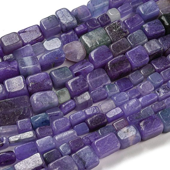 Naturweiß gefärbt Jade Perlen Stränge, Mischformen