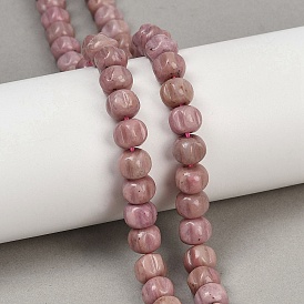 Природные родонит бисер нитей, тыква