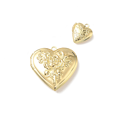 Латунные кулоны-медальоны ко Дню святого Валентина, подвески в виде сердца с цветочным узором, стойки покрытие, долговечный, без кадмия и без свинца
