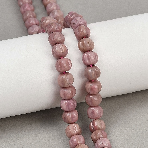 Природные родонит бисер нитей, тыква
