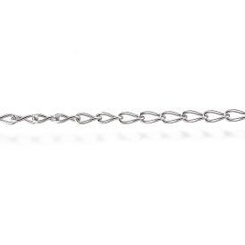 304 Stainless Steel Chain, Curb Chain, Twisted Chain, Soldered