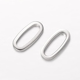 201 Stainless Steel Link Rings, Oval