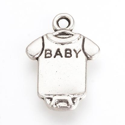 Tibetan Style Alloy Pendants, Clothes, Cadmium Free & Lead Free