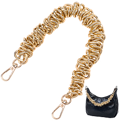 Золотой 1 Запасные цепочки из сплава для сумок, золотые, 350 мм