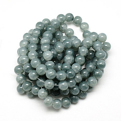 Light Steel Blue Baking Painted Crackle Glass Bead Strands, Round, Light Steel Blue, 4mm, Hole: 1.1~1.3mm, about 200pcs/strand, 31.4 inch