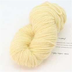 Champagne Gold Mohairgarne, Eichhörnchen-Mohairgarne, Häkelgarn für Winterpullover, Mütze, Schal, Champagner-Gold, 3 mm
