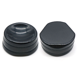 Обсидиан Держатель подставки из натурального обсидиана для кристалла, подставка для хрустальных сфер, 2.7x1.2~1.4 см