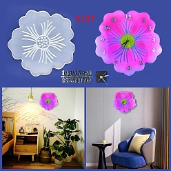 Белый Силиконовые формы, формы для цветочного декора, формы для литья гипсовой смолы, белые, 350x335x10 мм