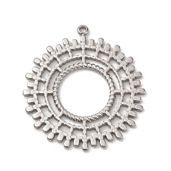 Нержавеющая Сталь Цвет 304 подвески из нержавеющей стали, очарование шлема, цвет нержавеющей стали, 33.5x31x1.5 мм, отверстие : 1.6 мм