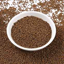 (RR4459) Duracoat Dyed Opaque Sienna MIYUKI Round Rocailles Beads, Japanese Seed Beads, 15/0, (RR4459) Duracoat Dyed Opaque Sienna, 1.5mm, Hole: 0.7mm, about 250000pcs/pound