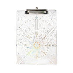 Sun Acrylic Clipboards, Standard Clip Hardboard, for Classroom & Office Use, White, Sun, 350x220mm